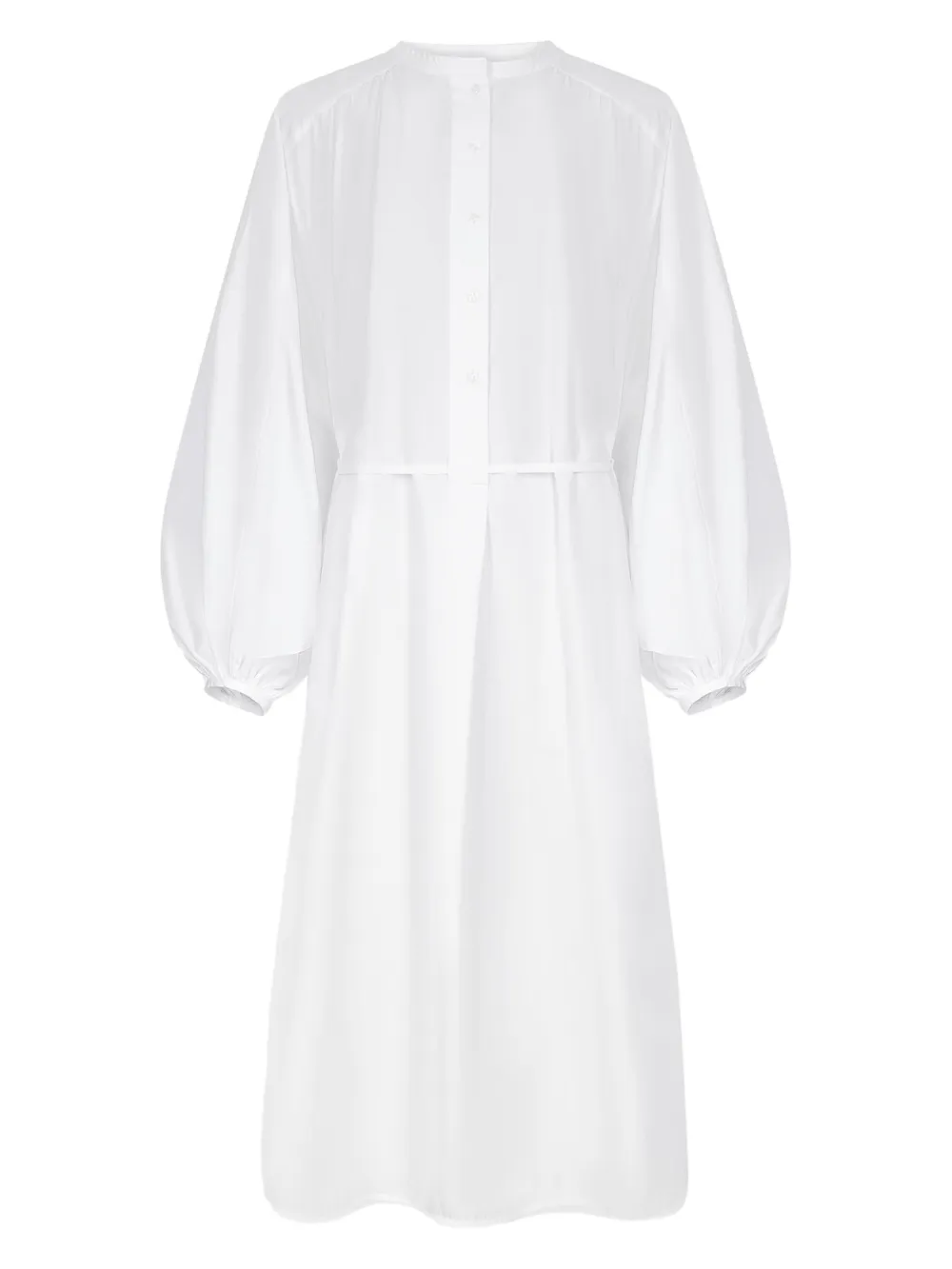 LouLou de Saison Abito lungo Vitti con maniche raglan - Bianco