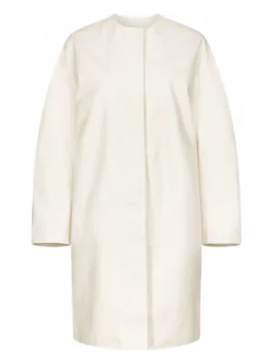 Max Mara ジップ コート | ホワイト | FARFETCH JP