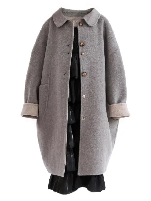 Tulleen peter pan-collar wool coat