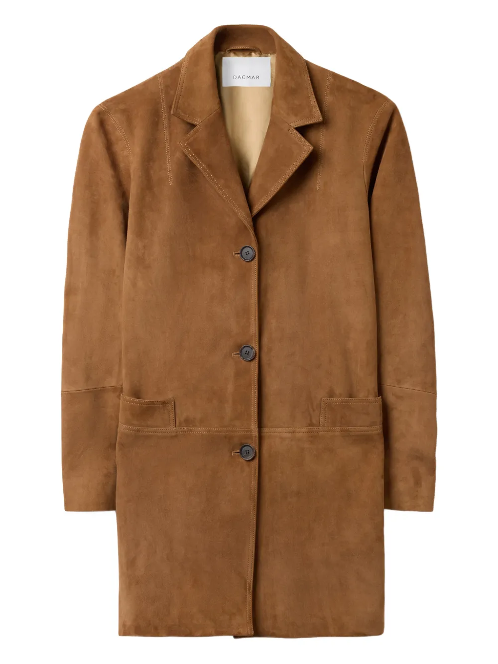 House Of Dagmar suede jacket - Marrone