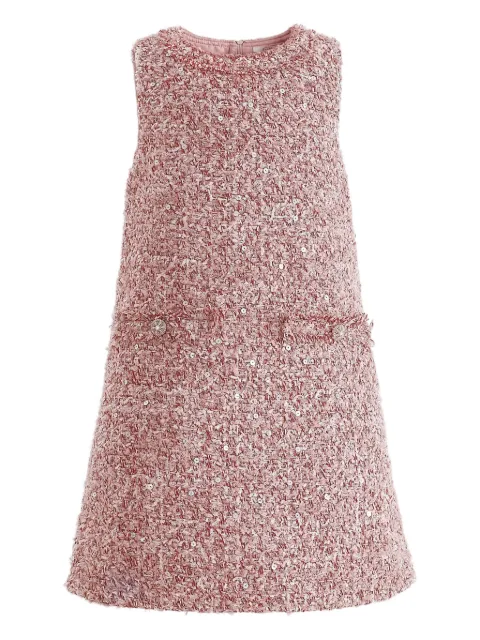 Tulleen tweed-textured dress