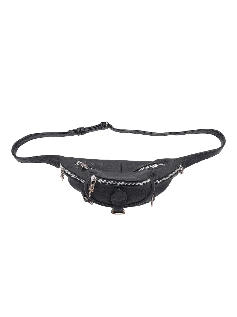Chrome Hearts mini zip belt bag - Nero
