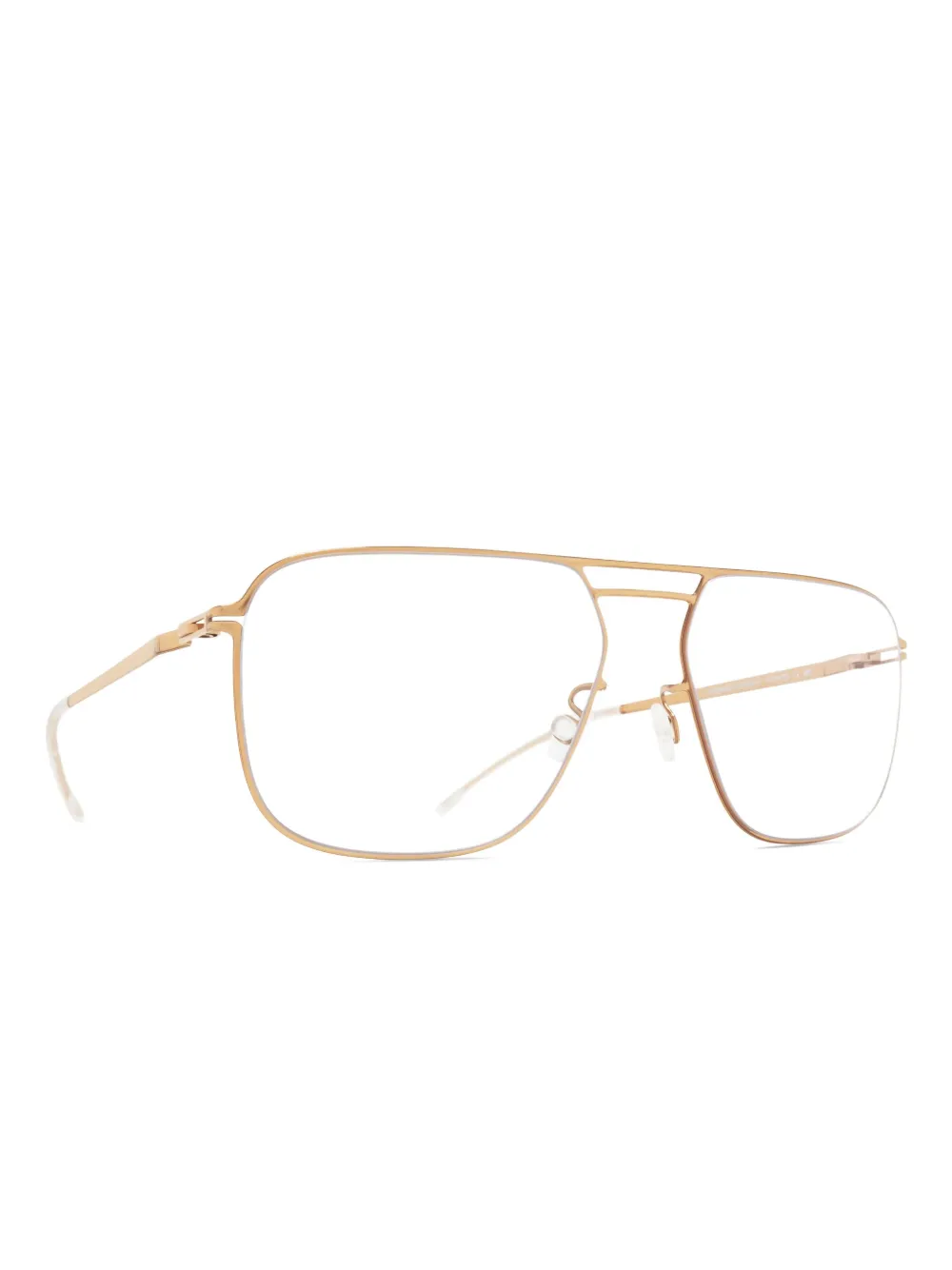 Mykita Mondo Square-frame Glasses In Brown