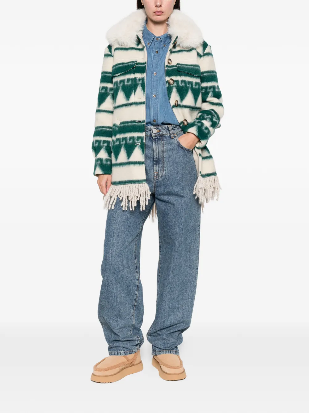 Ava Adore Faux Fur Fringe Coat | Faux Fur & Shearling Coats | Image 2