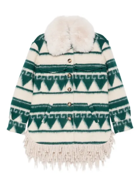 Ava Adore Faux Fur Fringe Coat