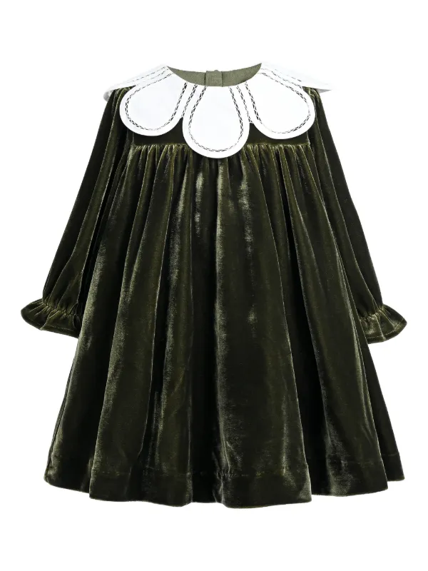 green petal dress One Shoulder Green Petal Whimsical Formal Prom Evening Dress RS5003 Custom Size / Customize