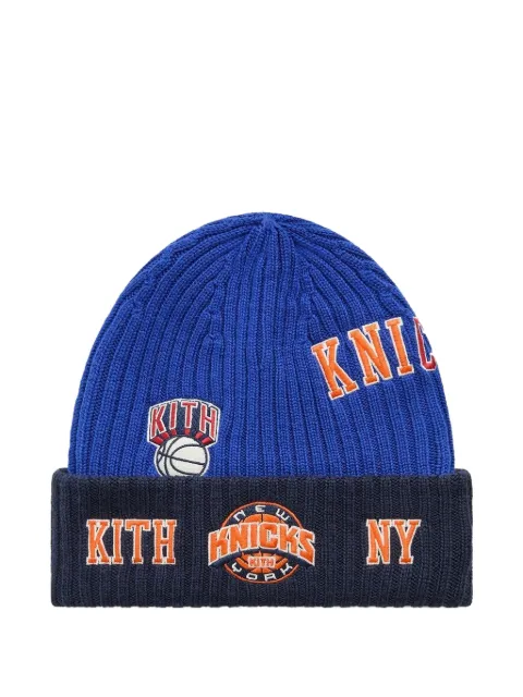KITH x New Era x New York Knicks logo-appliqué beanie