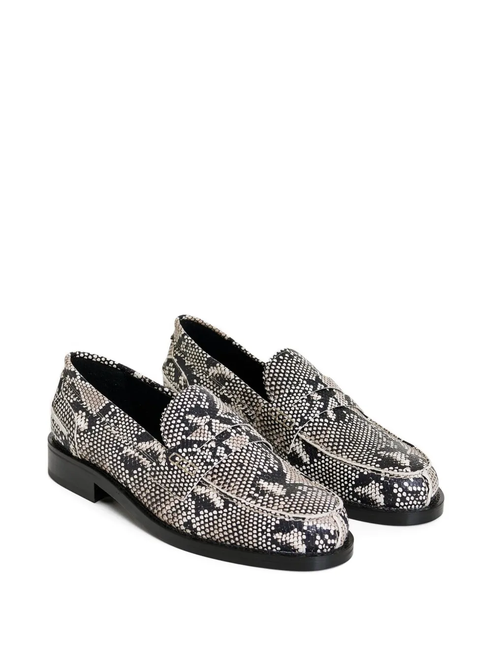 Essentiel Antwerp snake-effect loafers | Image 2