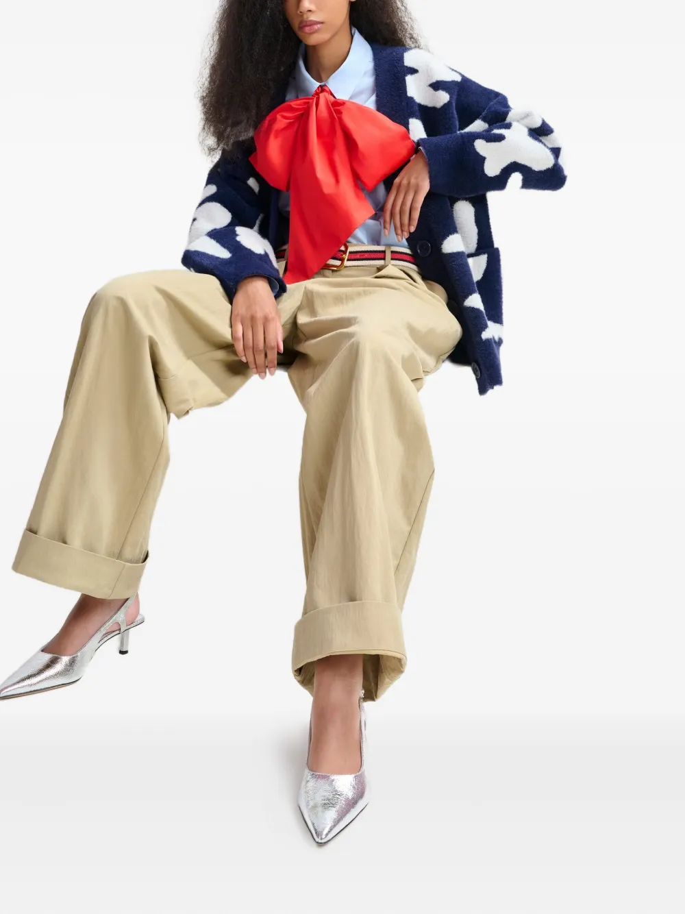 Essentiel Antwerp Jilver heeled pumps Zilver