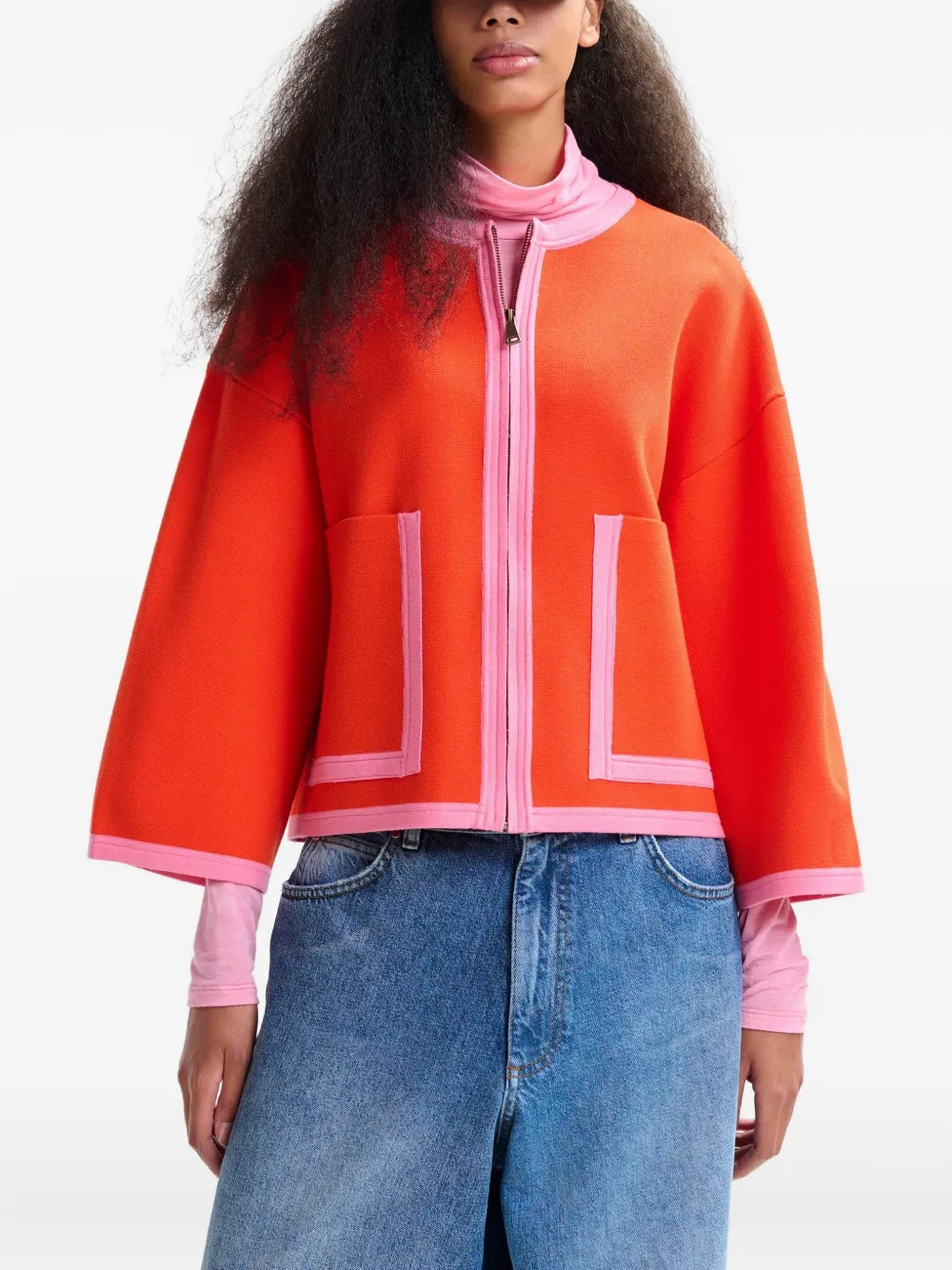 Essentiel Antwerp Jani Cardigan In Orange