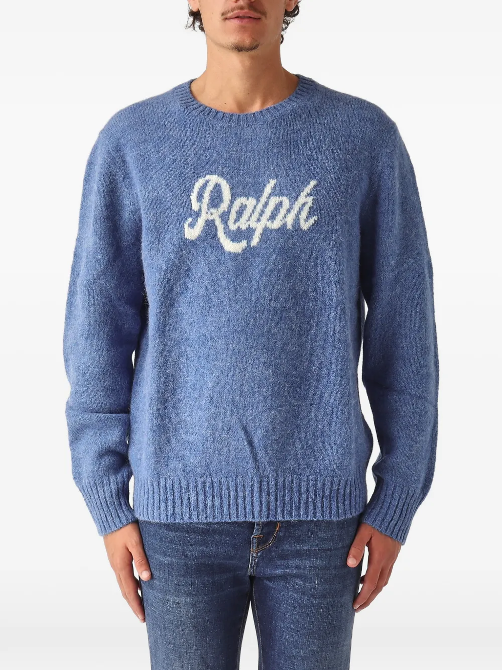 Polo Ralph Lauren logo-embroidered sweater - Blu