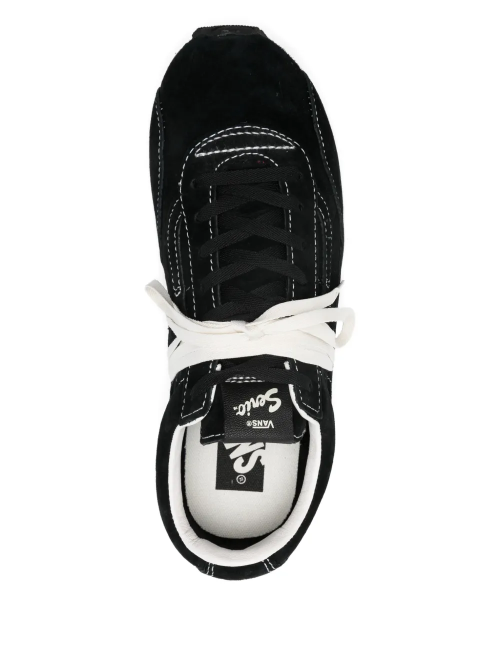 Vans Sneakers met suède stiksel Zwart