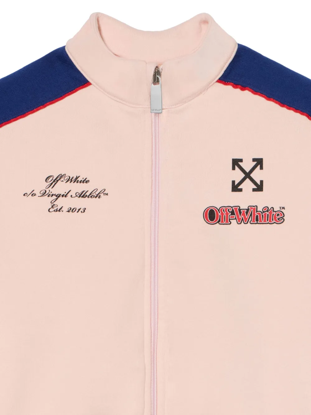 Off-White Kids Sweater met logo Roze