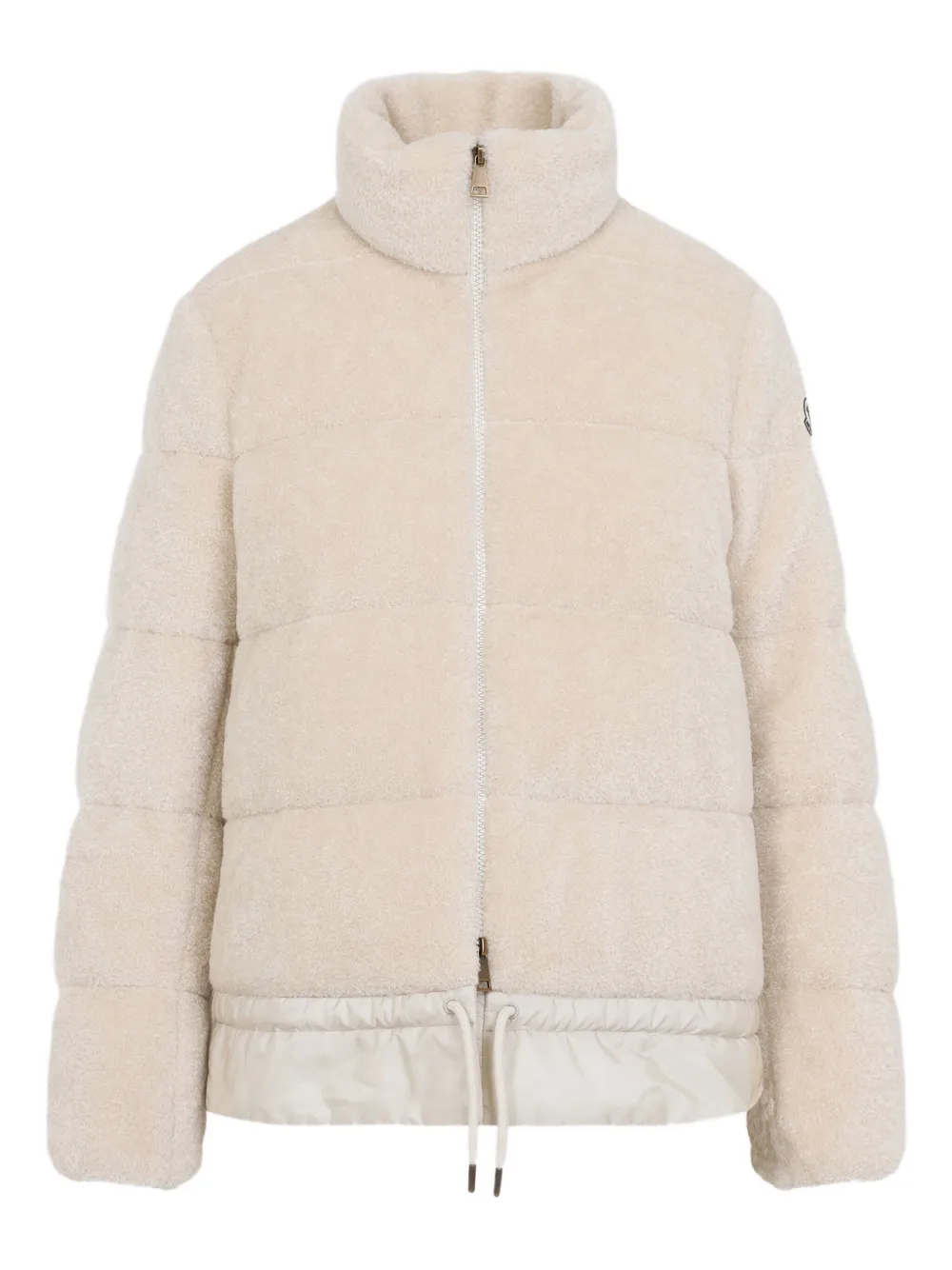 Moncler Cedre teddy down jacket - ニュートラル Moncler Cedre teddy down jacket - ニュートラル