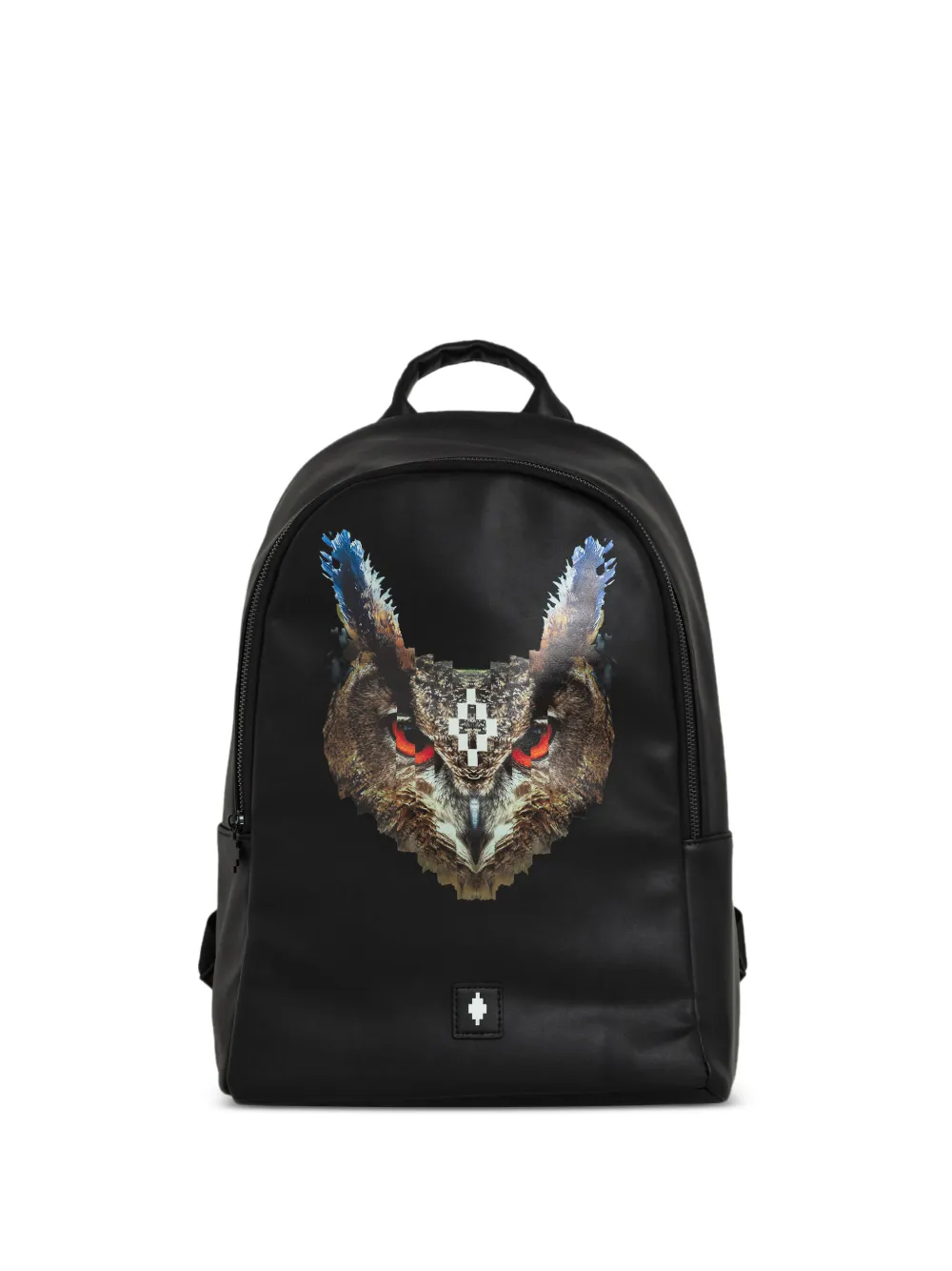 COUNTY OF MILAN owl-print backpack - Nero