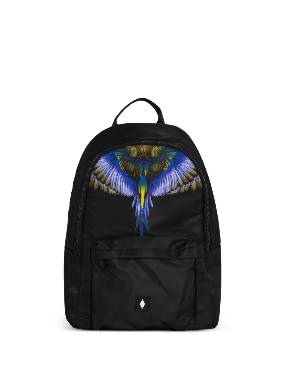 COUNTY OF MILAN wings-print backpack - Nero