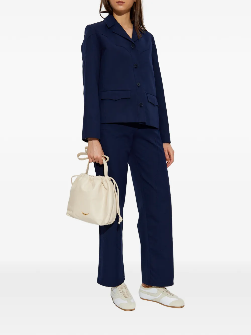 Zadig&Voltaire Perya patck-pockets trousers - Blauw