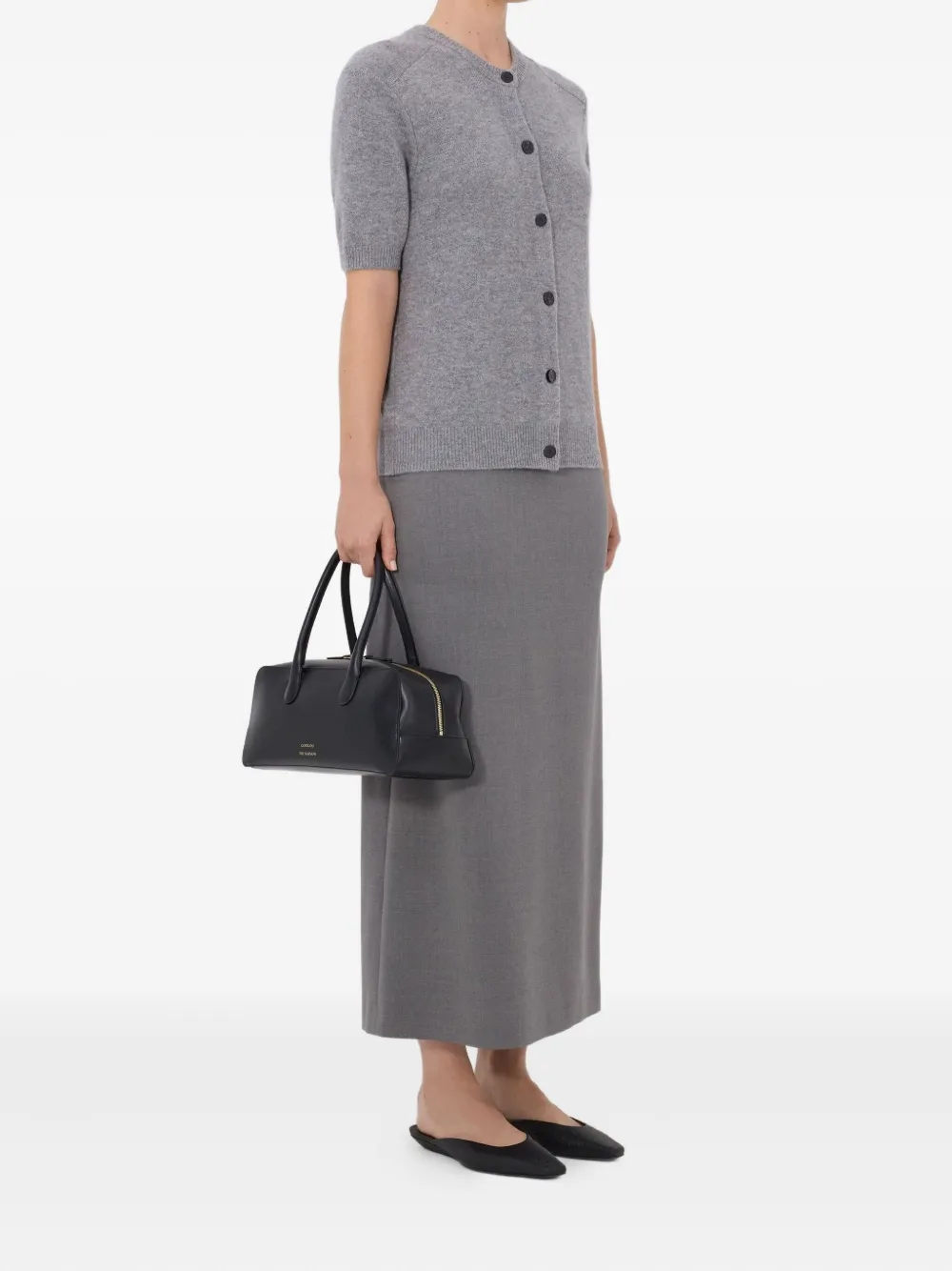 Jodi Short-Sleeve Buttoned Cardigan