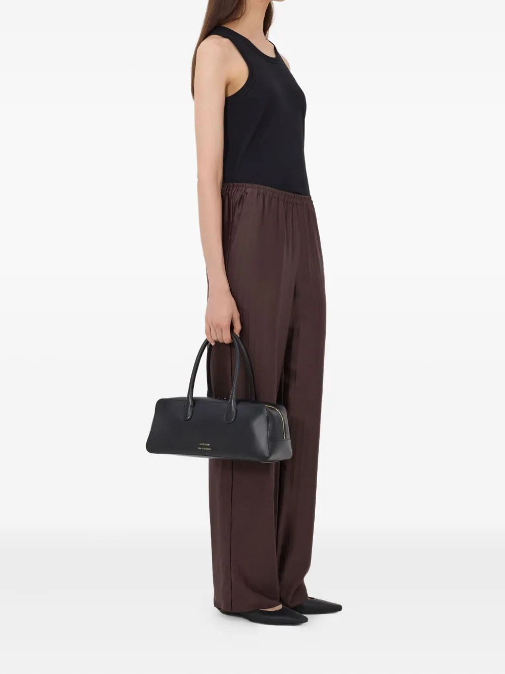 LouLou de Saison Kadala gestreepte broek Bruin
