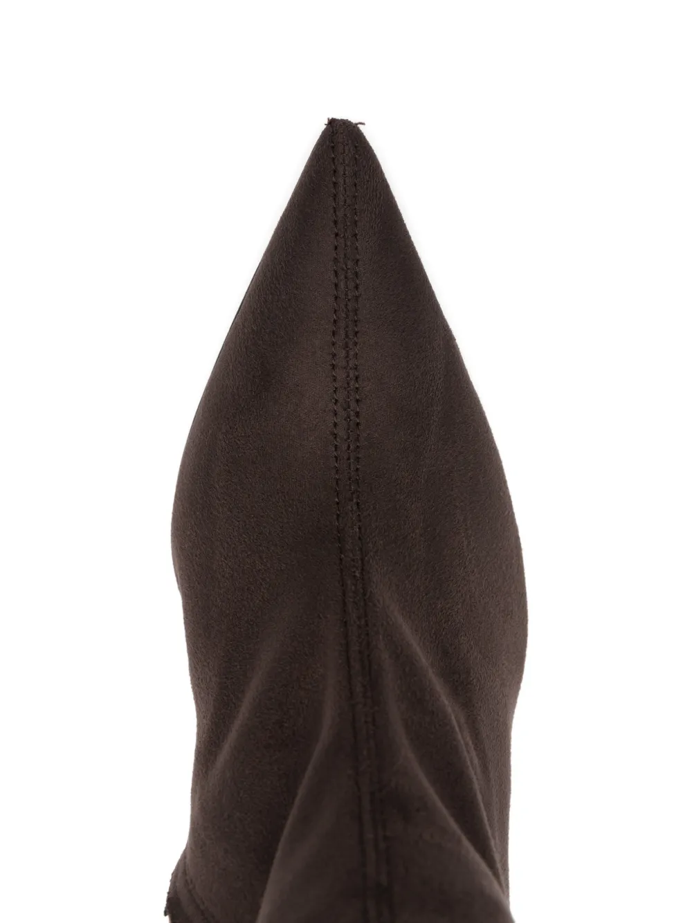 Biancadi 95mm Point-toe Ankle Boots In Brown