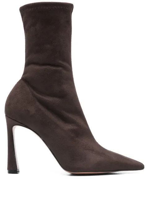 biancadi 95mm point-toe ankle boots