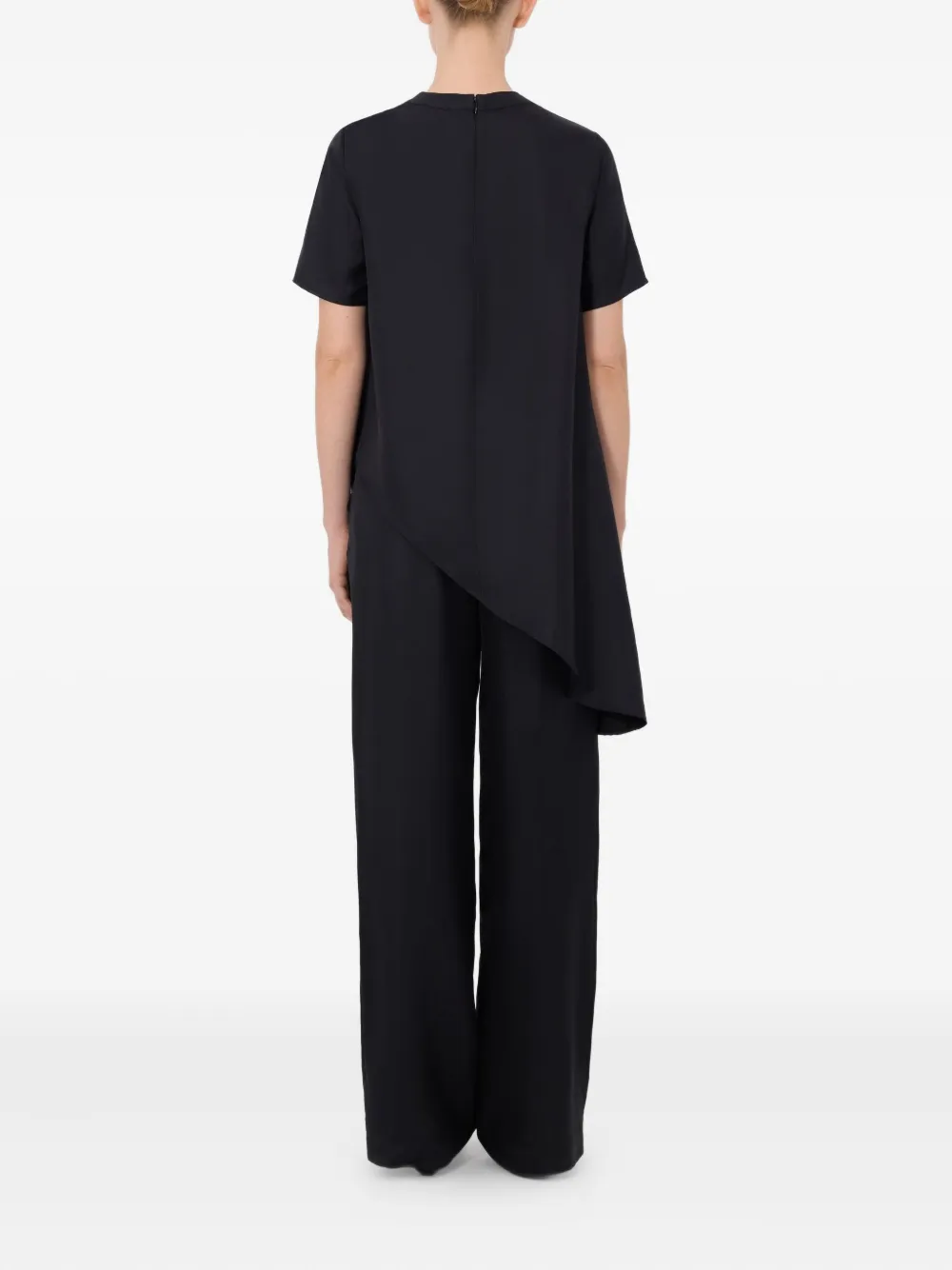 LouLou de Saison MADEA asymmetrische top Zwart