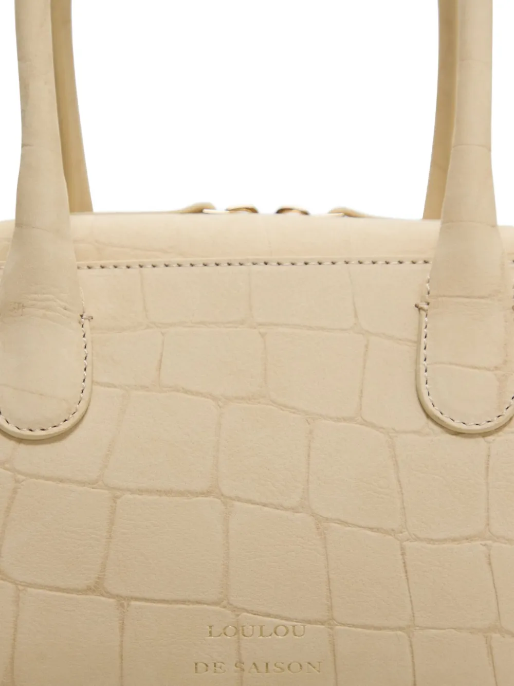 LouLou de Saison Mawi rechthoekige schoudertas Beige