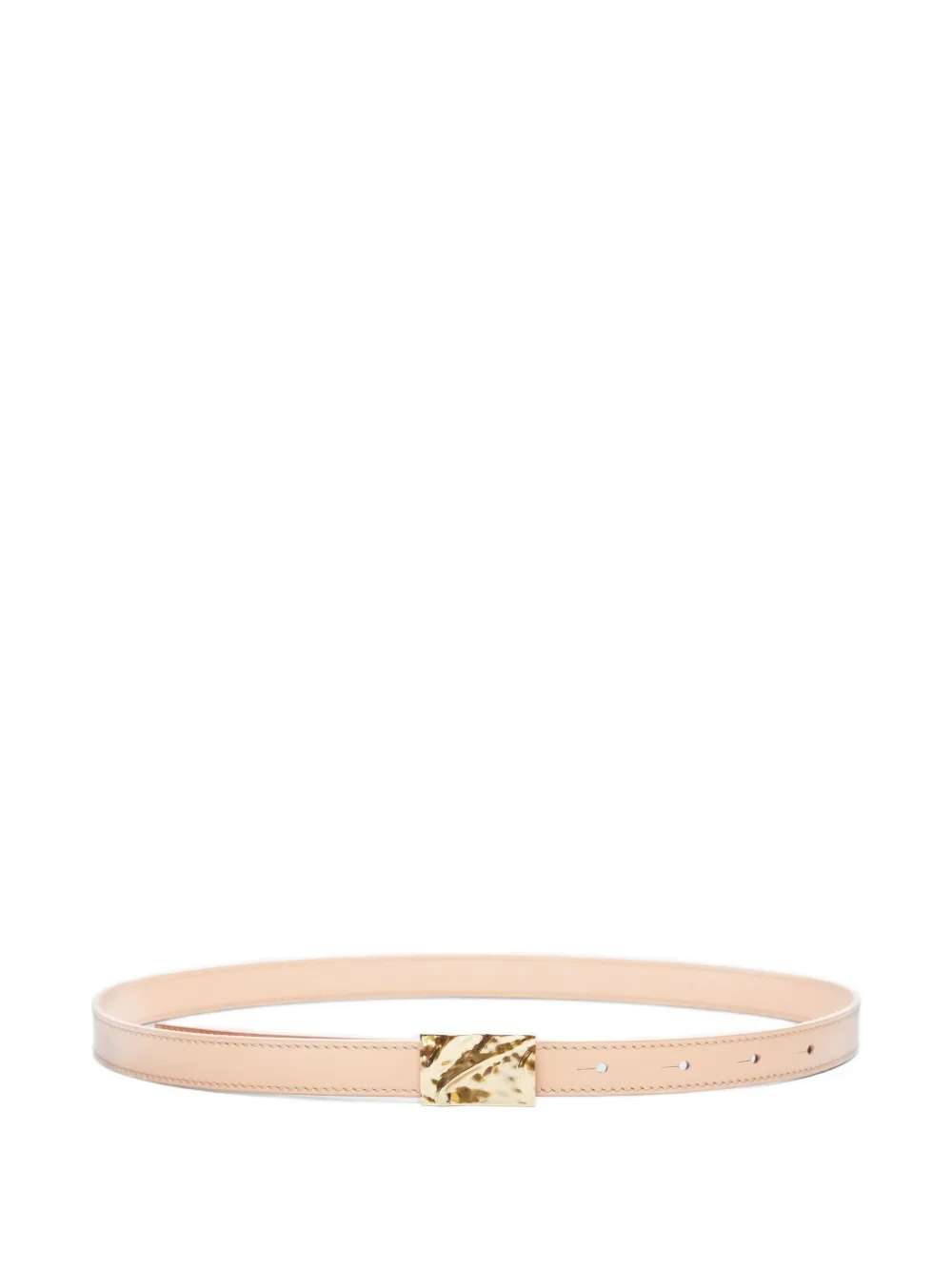 Loulou De Saison Minar Leather Belt In Neutral