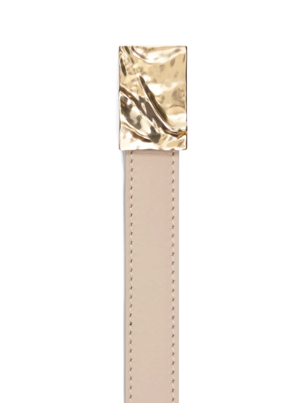 Loulou De Saison Minar Leather Belt In Neutral