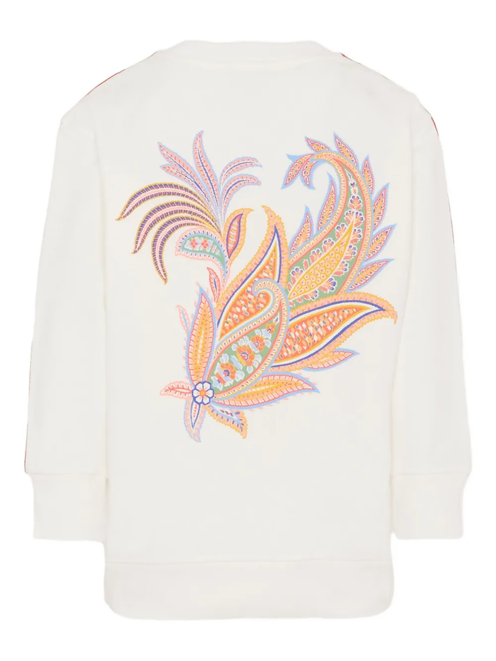 ETRO KIDS Sweater met logodetail en streep Beige