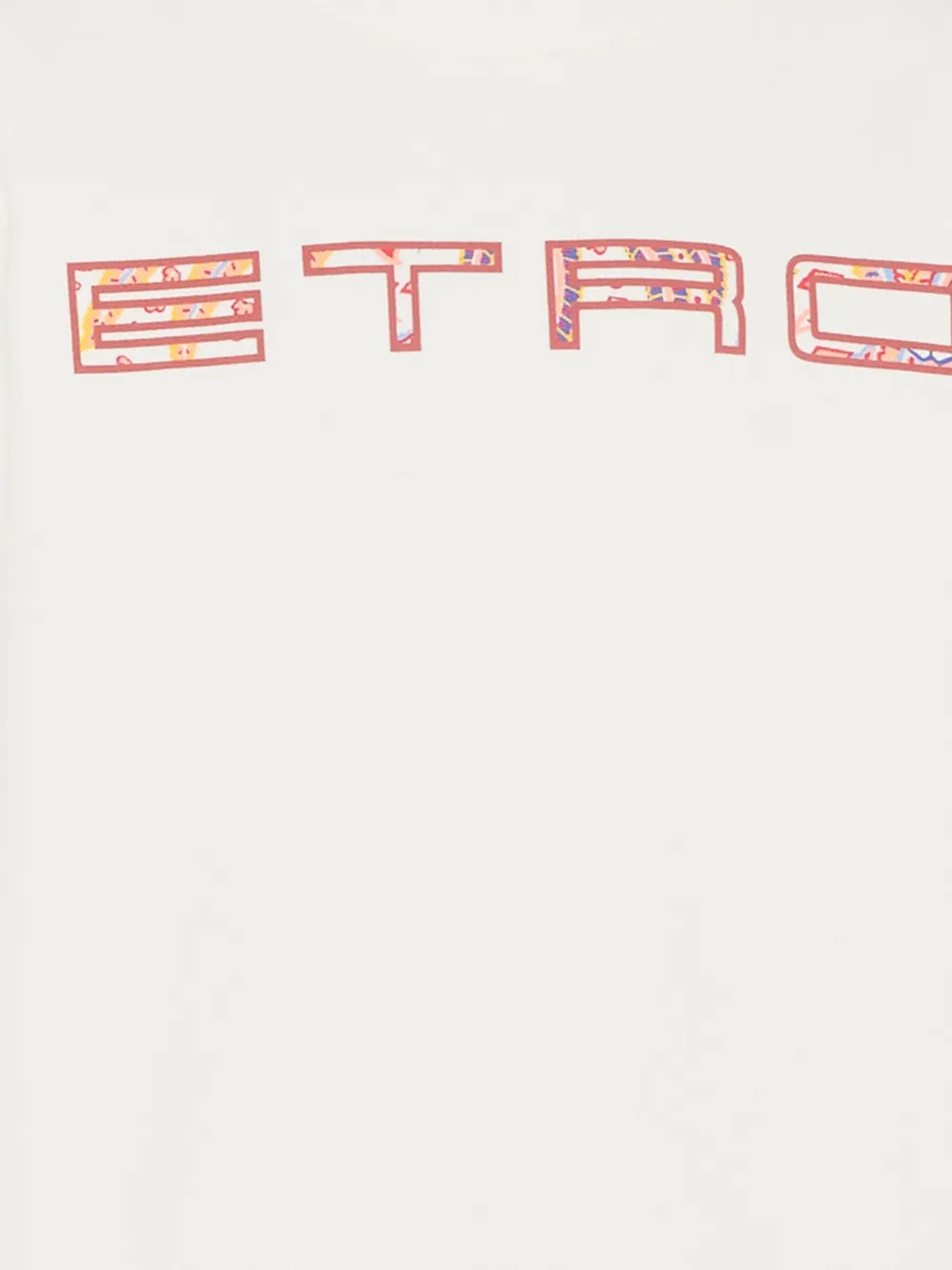 ETRO KIDS Sweater met logodetail en streep Beige