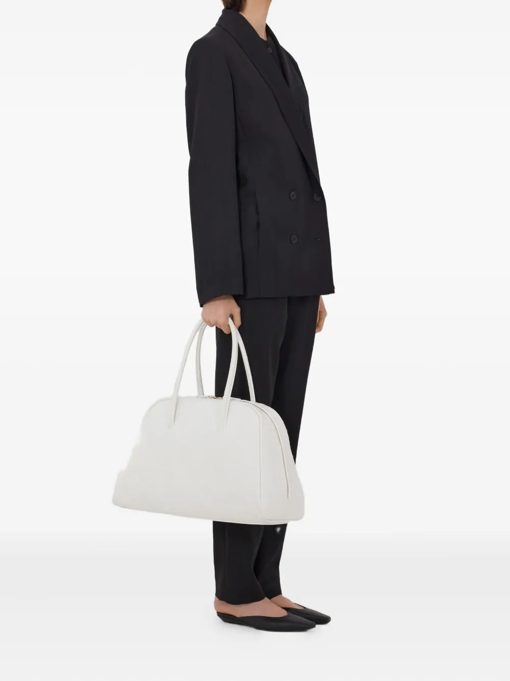 LouLou de Saison MINKA blazer met dubbele rij knopen Zwart