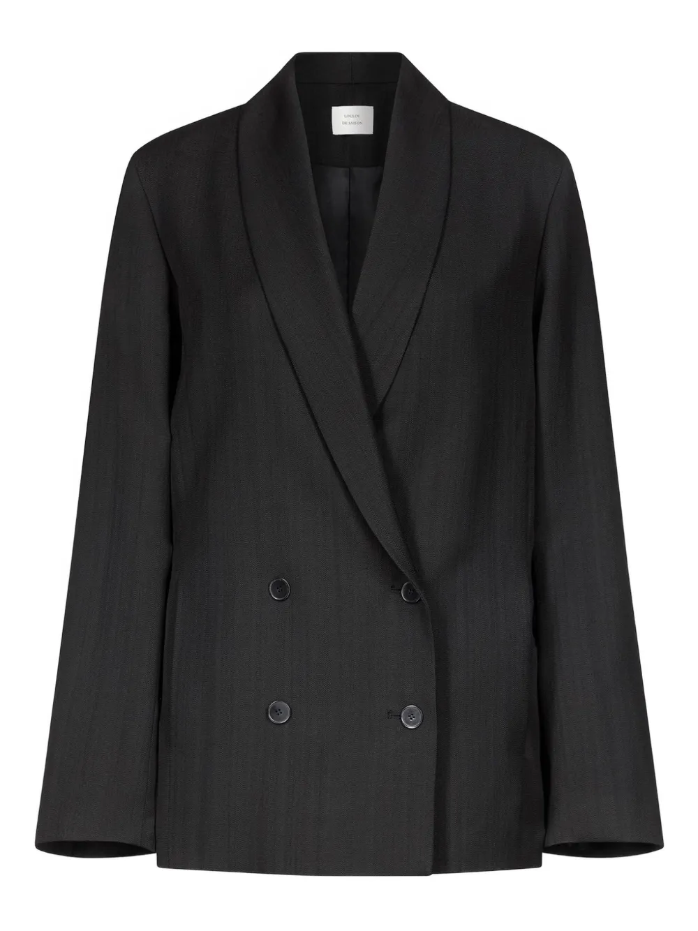LouLou de Saison Blazer doppiopetto MINKA - Nero