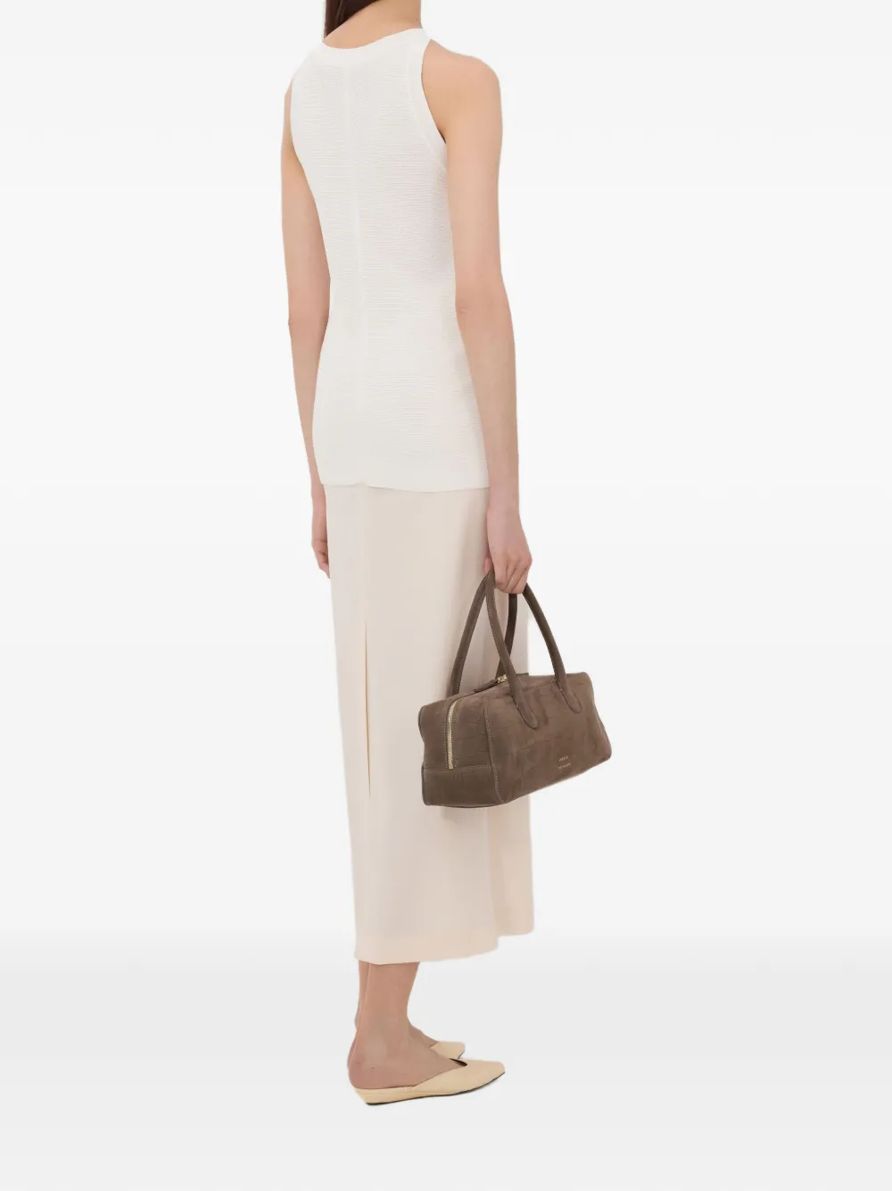 LouLou de Saison Ohana mouwloze top Wit