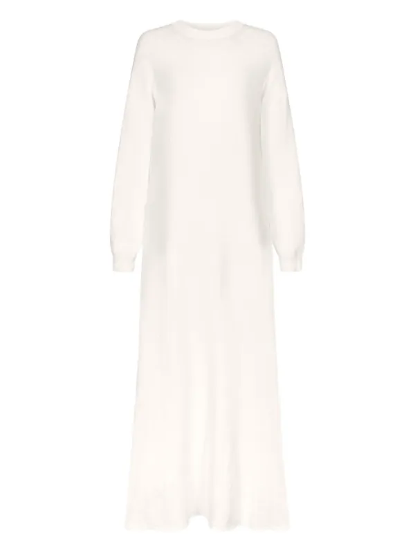 loulou maxi dress Loulou de Saison Lucy Long-sleeve Maxi Dress