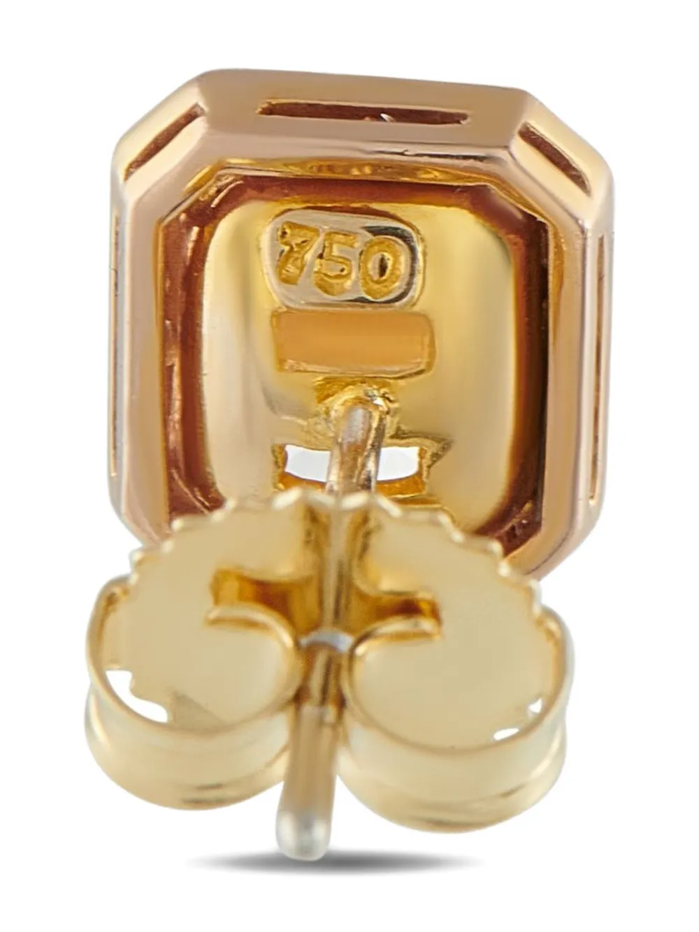 LB Exclusive 18K yellow gold diamond stud earrings - イエロー LB Exclusive 18K yellow gold diamond stud earrings - イエロー