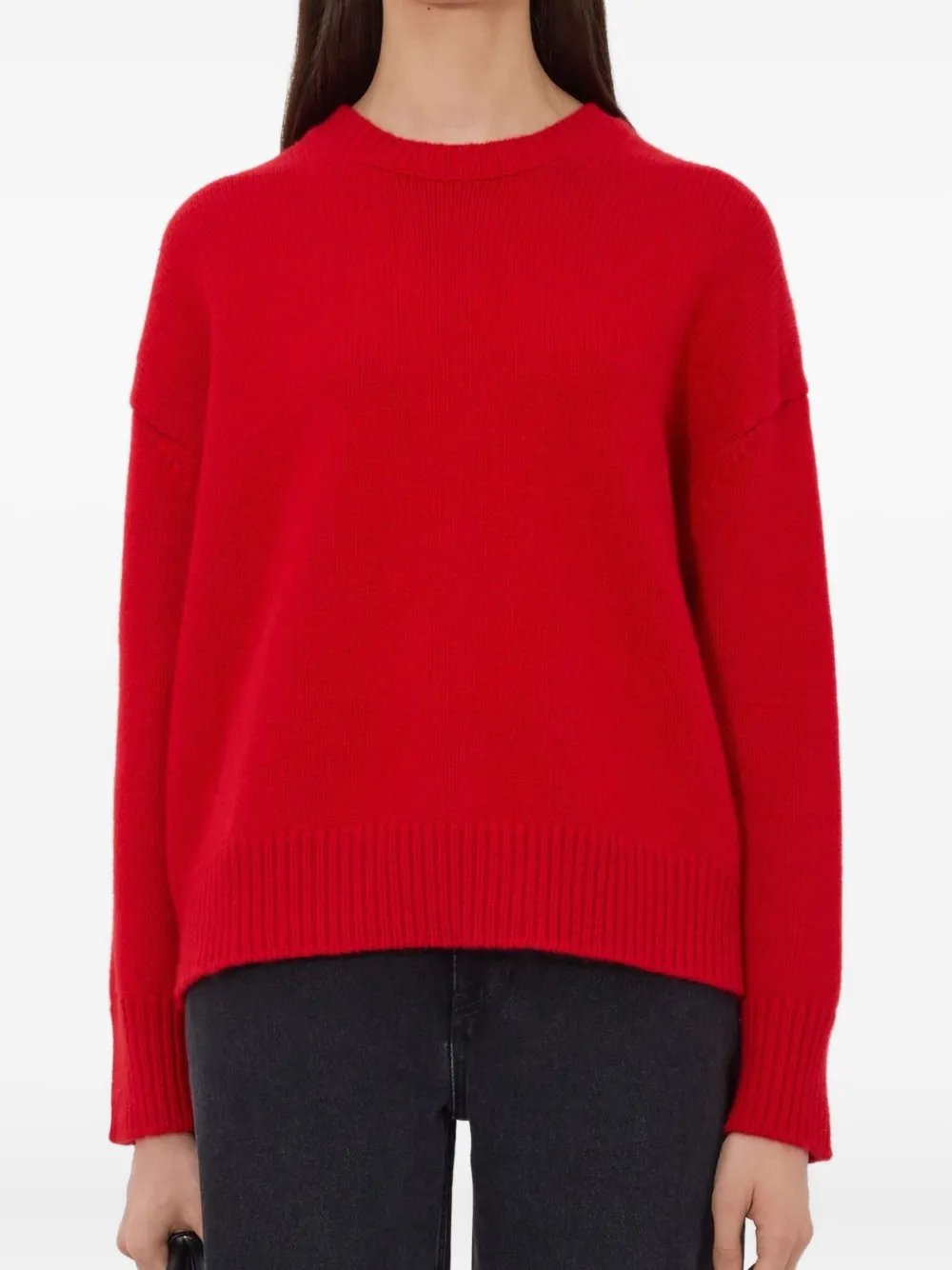 Loulou De Saison Pia Drop-shoulder Sweater In Red
