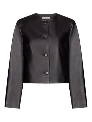 Alaïa Leather Jacket | Black | FARFETCH