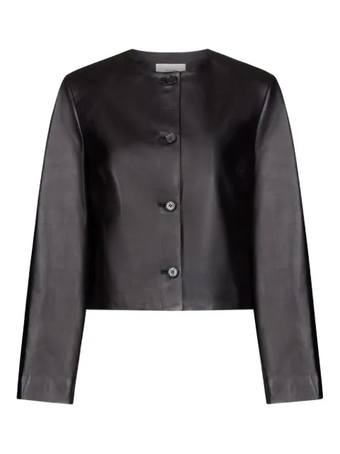 LouLou de Saison Raho single-breasted leather jacket