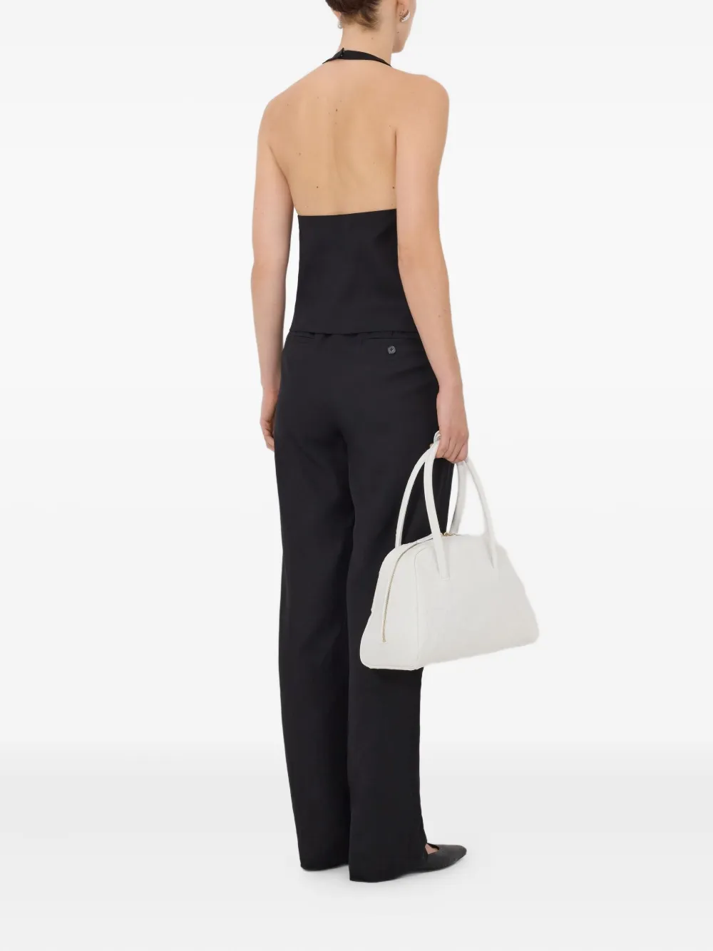 LouLou de Saison Sami top met halternek Zwart