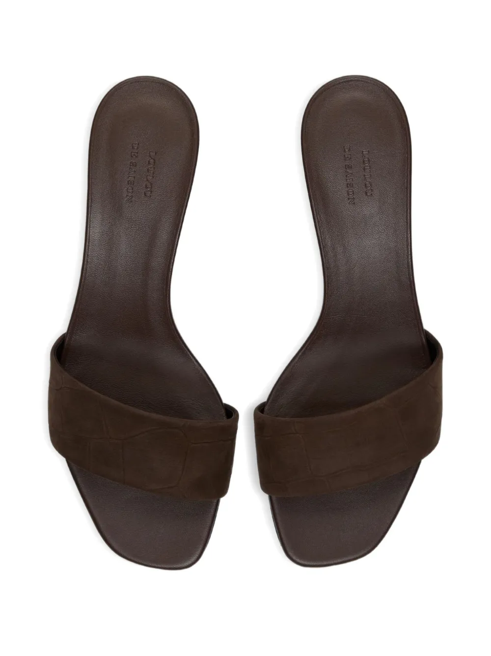  Loulou De Saison Sarafina Thick-strap Sandals - Brown 