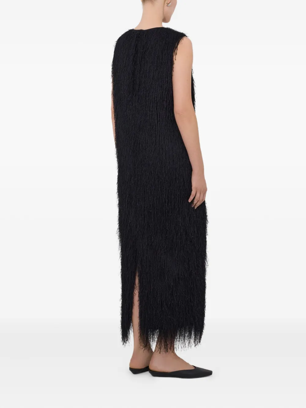 Tiwa Fringed Midi Dress