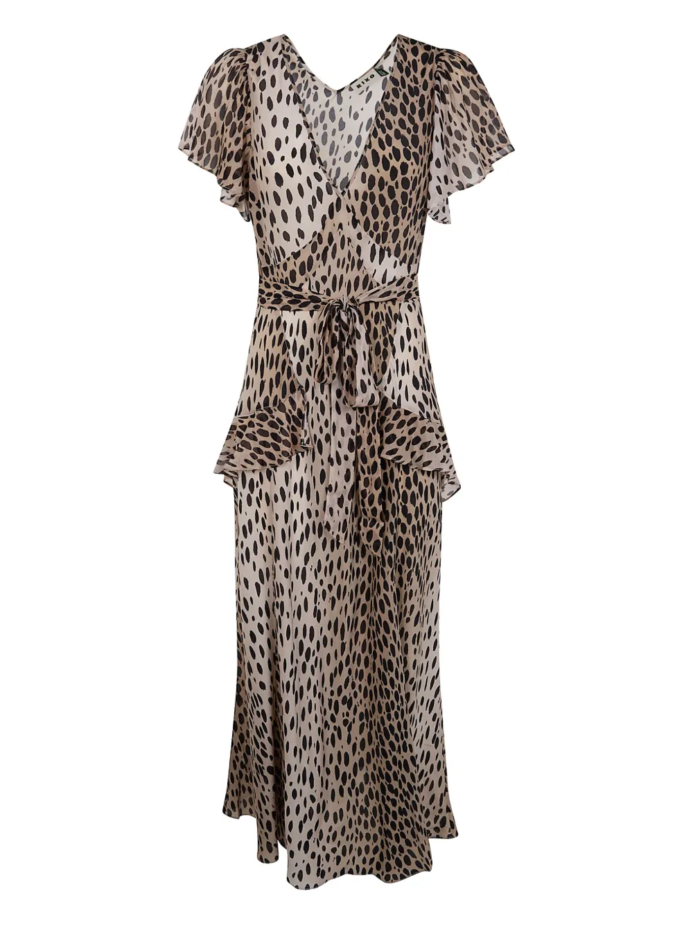 Rixo Evie midi ress | Brown | Image 1