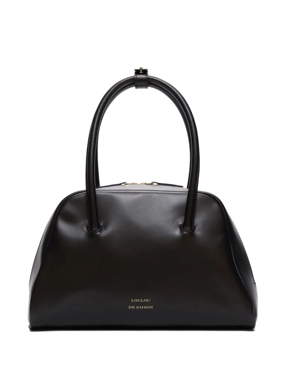Loulou De Saison Vesper Double-handle Shoulder Bag In Black