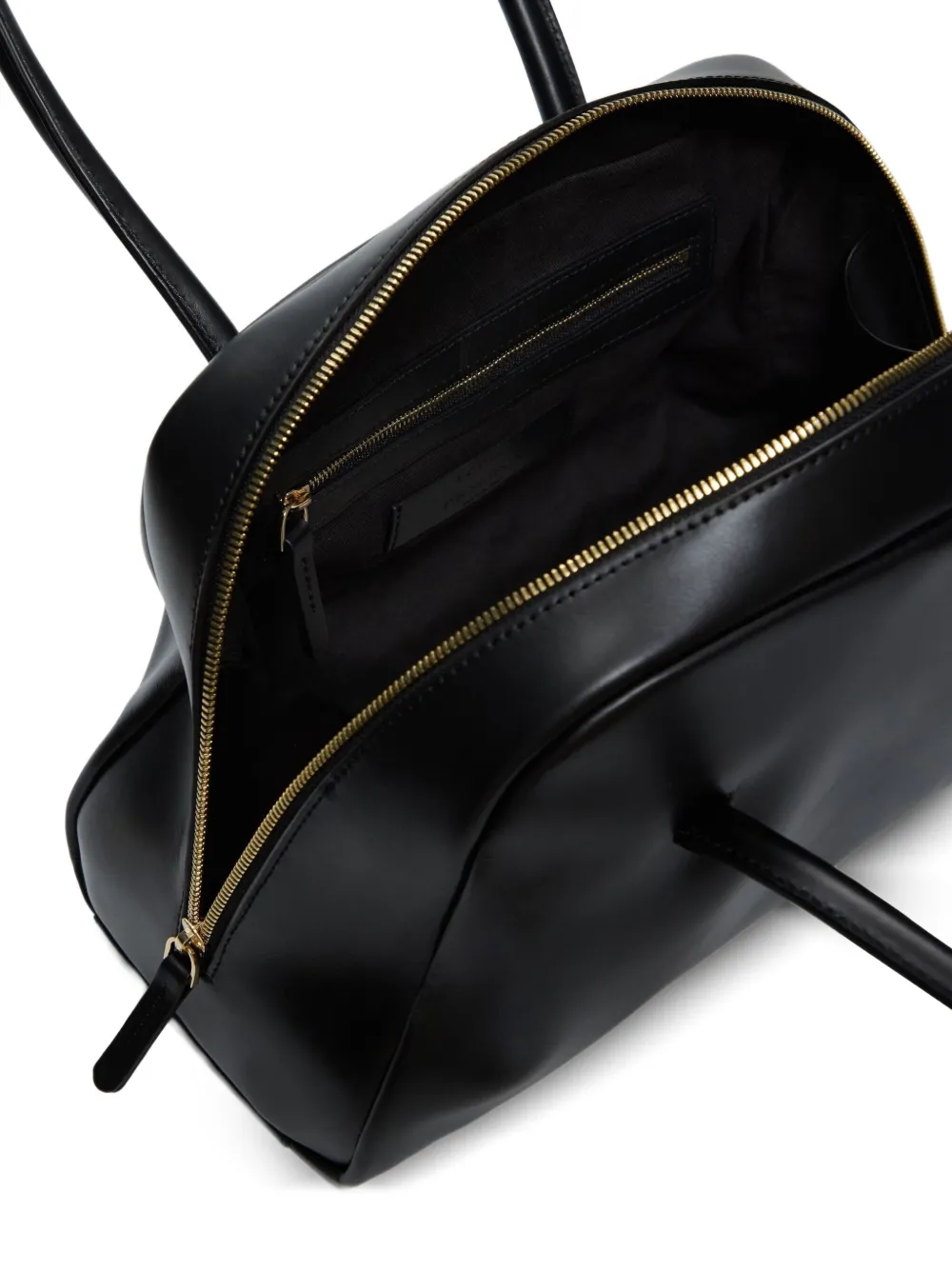 Loulou De Saison Vesper Double-handle Shoulder Bag In Black