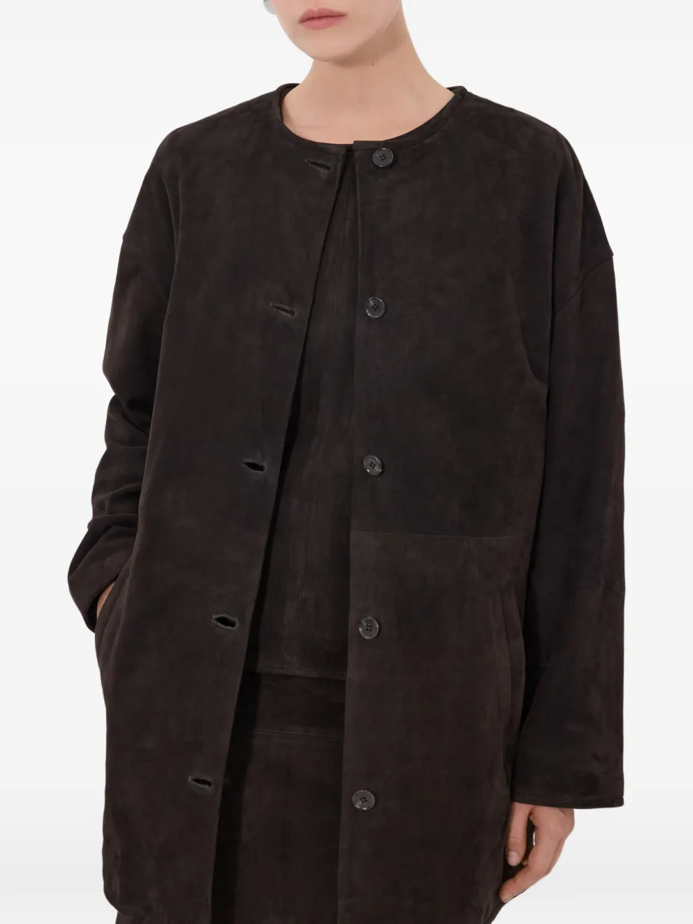 Waren Button-Up Coat