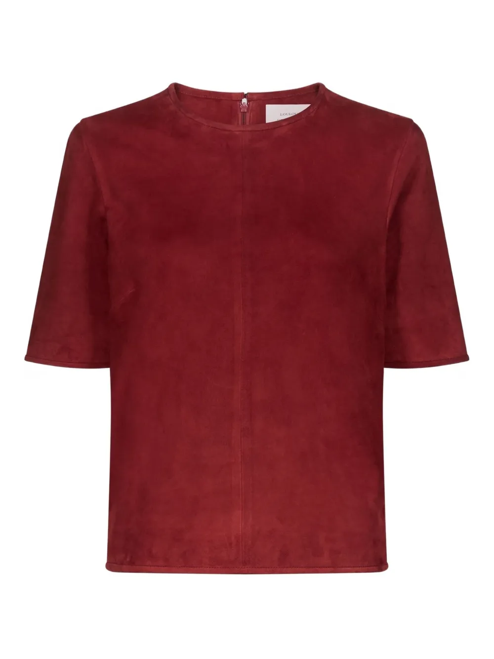 LouLou de Saison T-shirt girocollo a maniche corte - Rosso