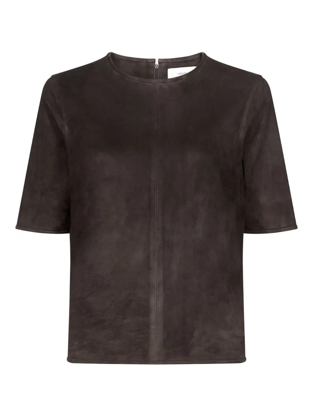 LouLou de Saison Kurzärmeliges Zaida T-Shirt - Braun