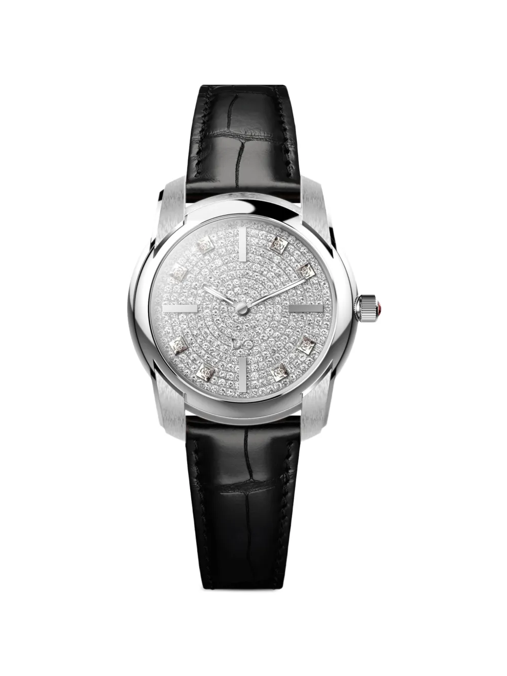 Dolce & Gabbana DG7 pavé white gold watch - Argento