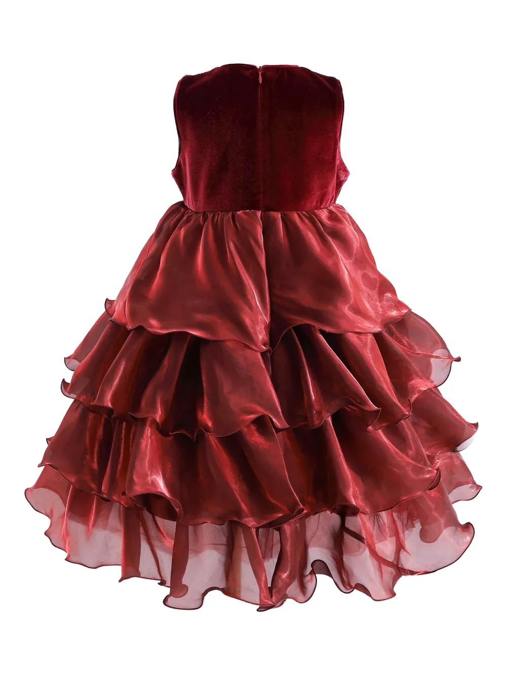  Tulleen Tiered-ruffle Sleeveless Dress 